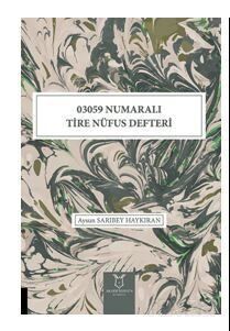 03059 Numaralı Tire Nüfus Defteri - 1