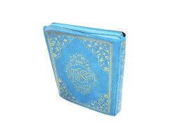 063Mavi Mühürlü Çanta Boy Kuran Kerim - Ayfa Basın