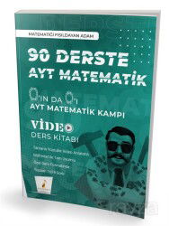 0'ın da 0'ı 90 Derste AYT Matematik Kampı Video Ders Kitabı - Pelikan Tıp Teknik Yayınları