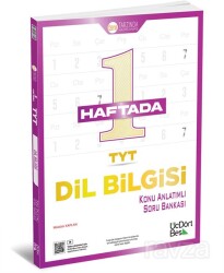 1 Haftada TYT Dil Bilgisi (Video Çözümlü, Konu Anlatımlı, ÖSYM Tarzında Hazırlanmış) - Üç Dört Beş Yayıncılık