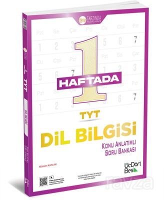1 Haftada TYT Dil Bilgisi (Video Çözümlü, Konu Anlatımlı, ÖSYM Tarzında Hazırlanmış) - 1
