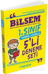 1. Sınıf Bilsem Tamamı Çözümlü 5'li Deneme - Zeki Çocuk Yayınları