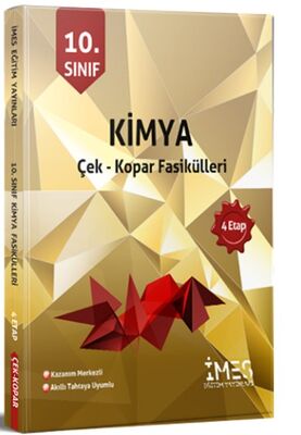 10. Sınıf Kimya Çek Kopar Fasikülleri İMES Eğitim Yayınları - 1