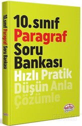 10. Sınıf Paragraf Soru Bankası - Editör Yayınları