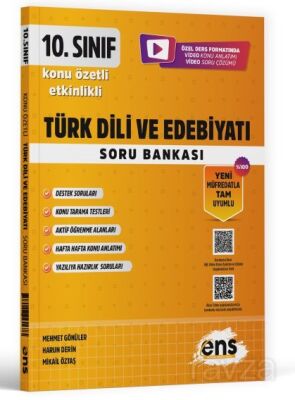 10. Sınıf Türk Dili ve Edebiyatı Etkinlikli Soru Bankası - 1
