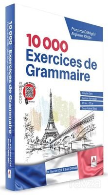 10,000 Exercices de Grammaire Fransızca Dilbilgisi Alıştırma Kitabı - 1