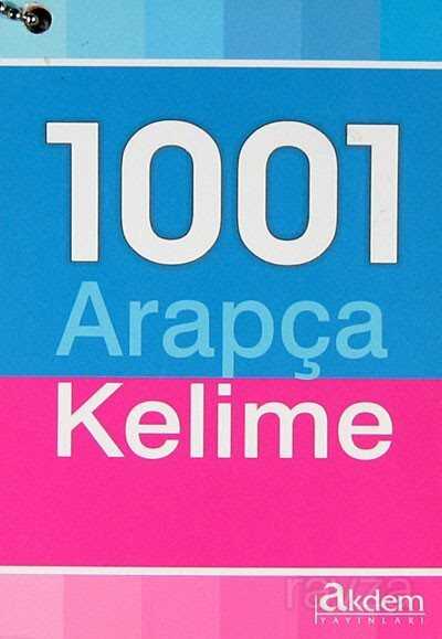 1001 Arapça Kelime Kartelası - Akdem Yayınları