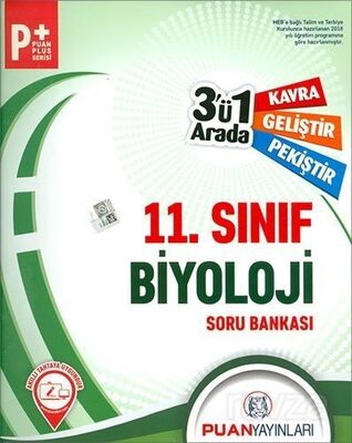 11. Sınıf Biyoloji 3'ü 1 Arada Soru Bankası - 1