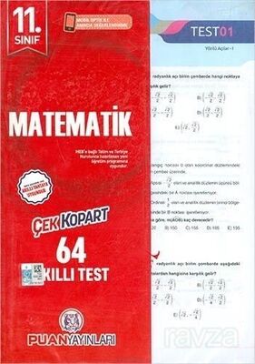 11. Sınıf Matematik Yaprak Test - 1