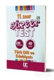 11. Sınıf Türk Dili ve Edebiyatı Çek Kopar Süper Test - 1