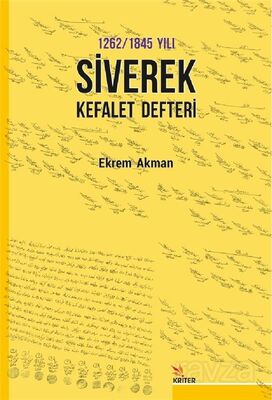 1262/1845 Yılı Siverek Kefalet Defteri - 1