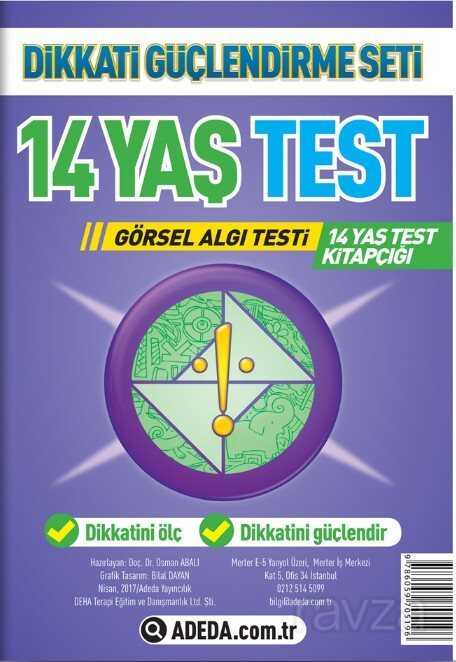 14 Yaş Test Görsel Algı Seti / 14 Yaş Test Kitapçığı - Adeda Yayıncılık