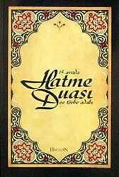 15.Asırda Hatme Duası ve Tövbe Adabı - Hacegân Yayınları