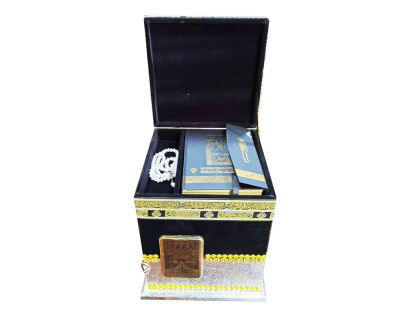 2 Kademeli Hafiz Boy Ahsap Kutulu Kabe Kurani Kerim - 2