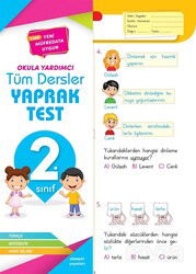 2. Sınıf Tüm Dersler Yaprak Test - 4 Element Yayınları