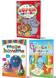 2+ Yaş Boyama Kitapları Set (3 Kitap Takım) - Ema Çocuk