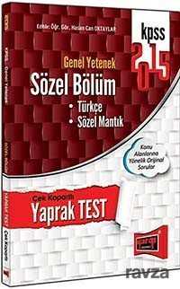 2015 Genel Yetenek Sözel Bölüm Çek Kopart Yaprak Test - 1