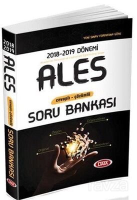 2018-2019 ALES Soru Bankası Cevaplı-Çözümlü - 1