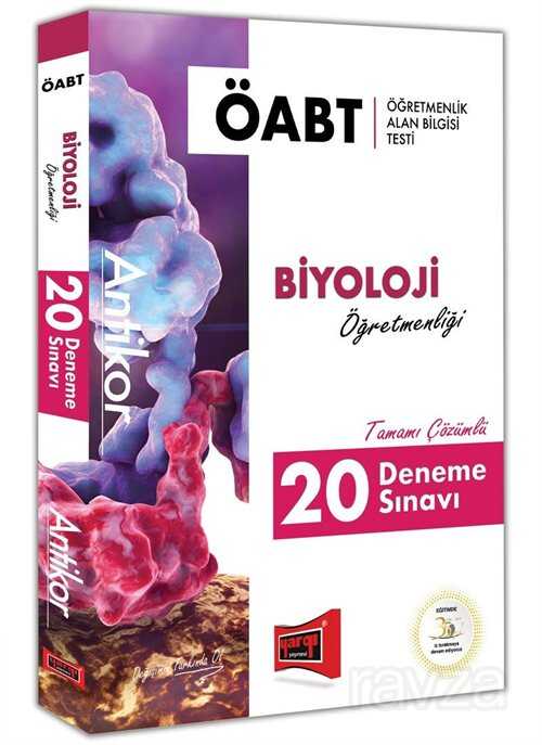 2018 ÖABT Antikor Biyoloji Öğretmenliği Tamamı Çözümlü 20 Deneme Sınavı - 1