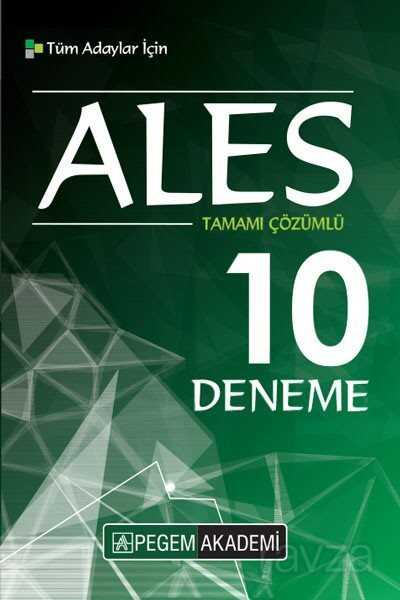 2019 Ales Tamamı Çözümlü 10 Deneme - 1