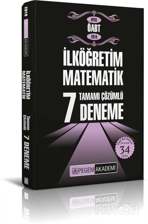 2019 KPSS ÖABT Ilkögretim Matematik Tamami Çözümlü 7 Deneme - 1