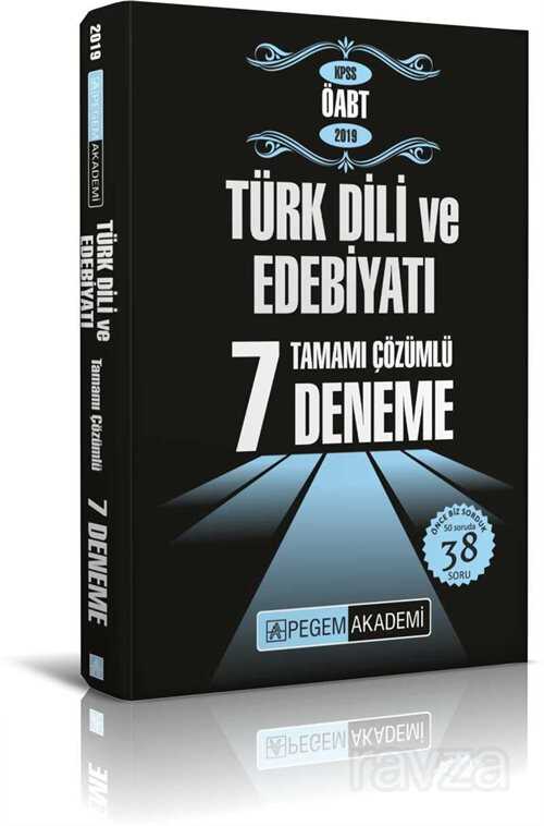 2019 KPSS ÖABT Türk Dili ve Edebiyatı Tamamı Çözümlü 7 Deneme - 1