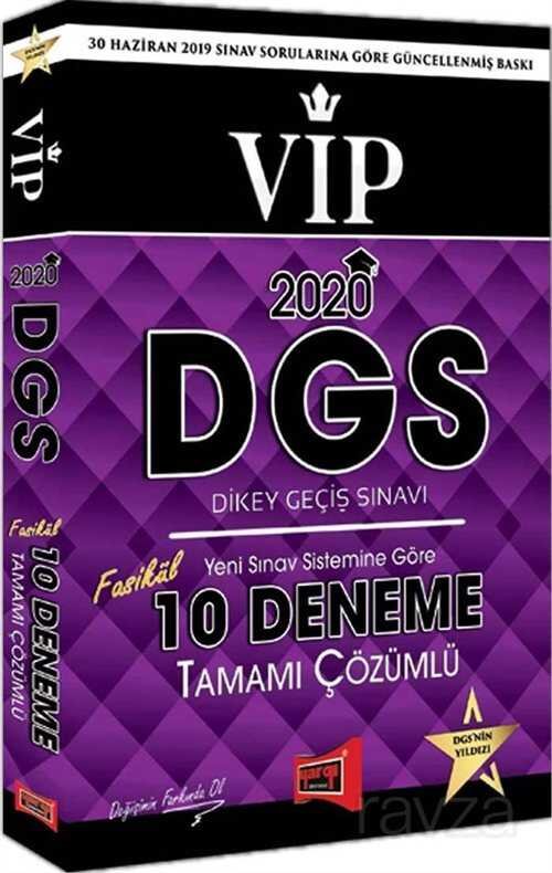 2020 DGS VIP Yeni Sınav Sistemine Göre Tamamı Çözümlü 10 Fasikül Deneme - 1
