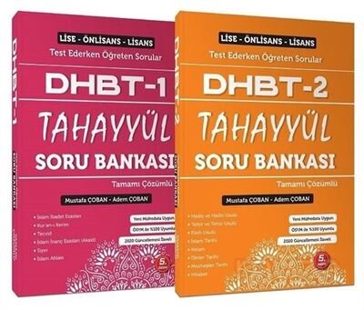 2020 DHBT 1-2 Tahayyül Soru Bankası Çözümlü Set - 1