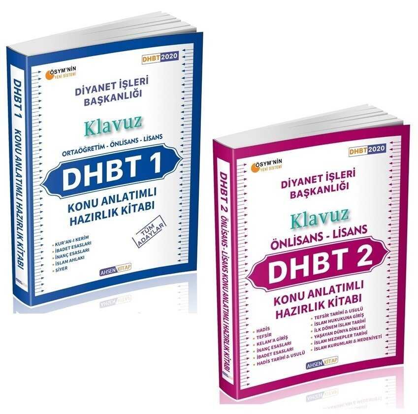 2020 DHBT 1-DHBT 2 Önlisans Lisans Adaylari Için Klavuz Ful Set 2 Kitap - 1