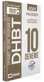 2020 DHBT 2 Muhkem Serisi Ortaöğretim Tamamı Çözümlü 10 Deneme - DDY Yayınları