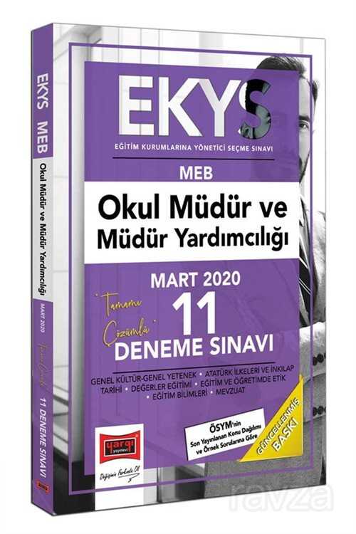 2020 EKYS MEB Okul Müdür ve Müdür Yardımcılığı Tamamı Çözümlü 11 Deneme Sınavı - 1