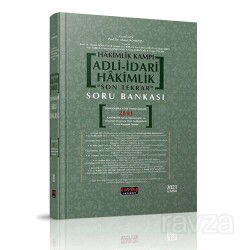 2020 Hakimlik Kampı Adli Hakimlik Son Tekrar Soru Bankası - Savaş Yayınları - Sınav Kitapları