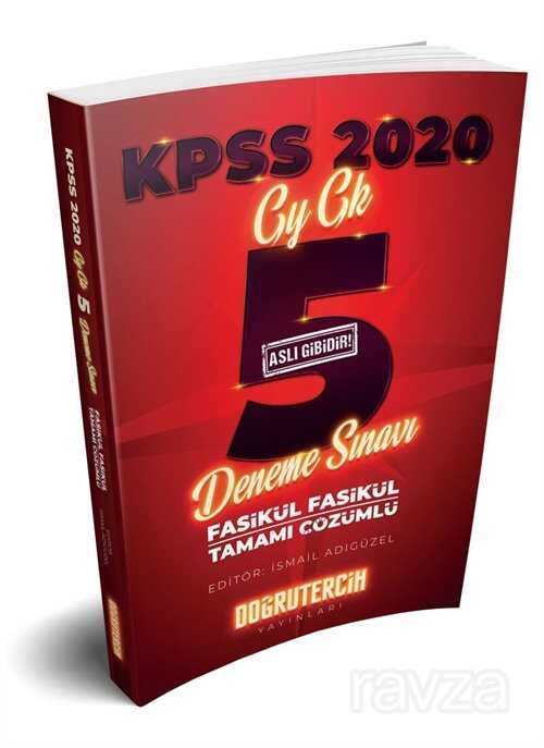 2020 KPSS Genel Yetenek Genel Kültür Çözümlü 5 Deneme Sınavı - 1