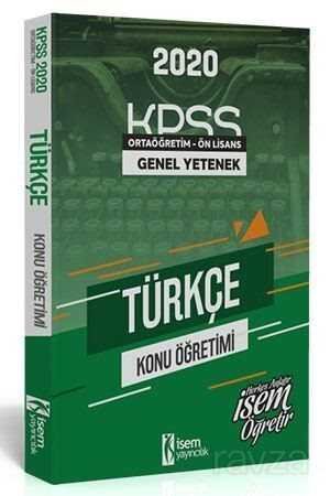 2020 KPSS Genel Yetenek Ortaöğretim Ön Lisans Türkçe Konu Öğretimi - 1