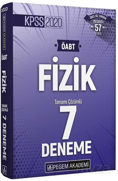 2020 KPSS ÖABT Fizik Tamamı Çözümlü 7 Deneme - 1