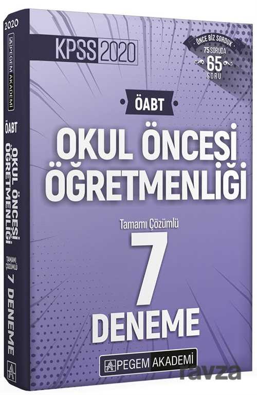 2020 KPSS ÖABT Okul Öncesi Öğretmenliği Tamamı Çözümlü 7 Deneme - 1