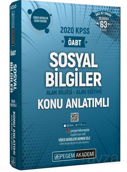 2020 KPSS ÖABT Sosyal Bilgiler Video Destekli Konu Anlatımlı Modüler Set (3 Kitap) - 1