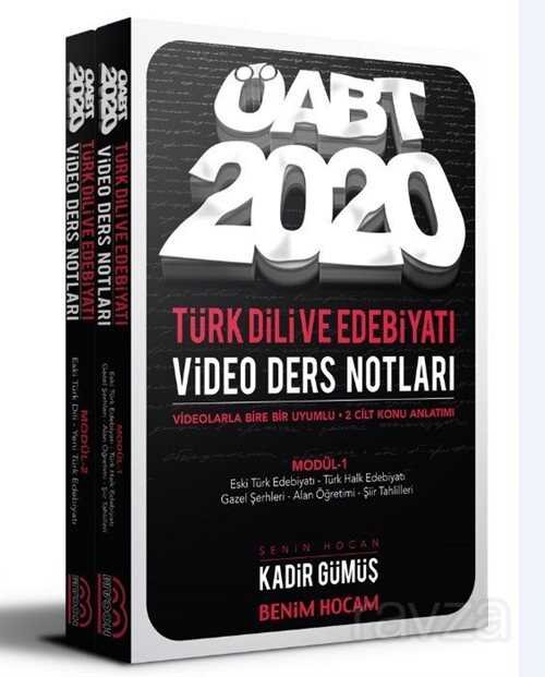 2020 KPSS ÖABT Türk Dili ve Edebiyatı Öğretmenliği Modüler Video Ders Notları Seti - 1