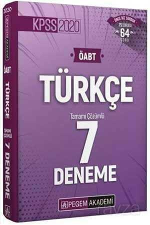 2020 KPSS ÖABT Türkçe Ögretmenligi Tamami Çözümlü 7 Deneme - 1