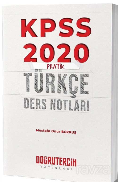2020 KPSS Pratik Türkçe Ders Notları - 1