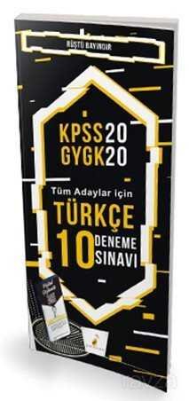 2020 KPSS Türkçe 10 Deneme Sınavı Dijital Çözümlü - 1