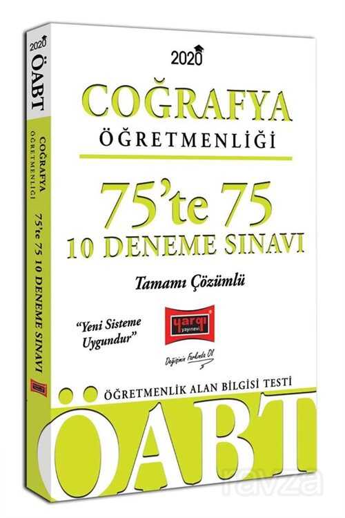 2020 ÖABT Coğrafya Öğretmenliği 75'te 75 Tamamı Çözümlü 10 Deneme Sınavı - 1