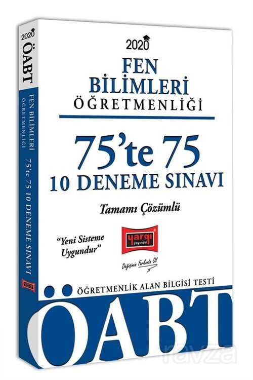 2020 ÖABT Fen Bilimleri Öğretmenliği 75'te 75 Tamamı Çözümlü 10 Deneme Sınavı - 1