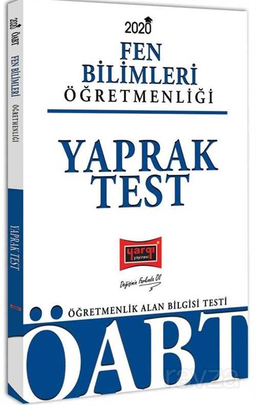 2020 ÖABT Fen Bilimleri Öğretmenliği Yaprak Test - 1