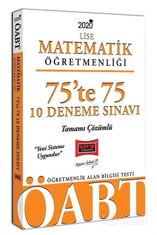 2020 ÖABT Lise Matematik Öğretmenliği 75'te 75 Tamamı Çözümlü 10 Deneme Sınavı - 1