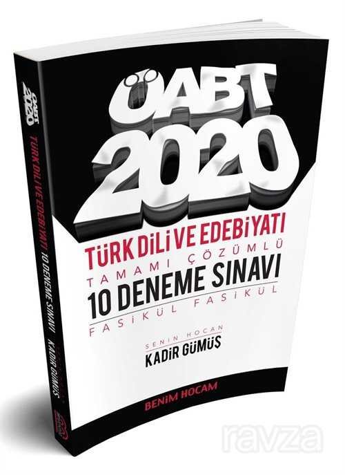 2020 ÖABT Türk Dili ve Edebiyatı Tamamı Çözümlü 10 Fasikül Deneme - 1