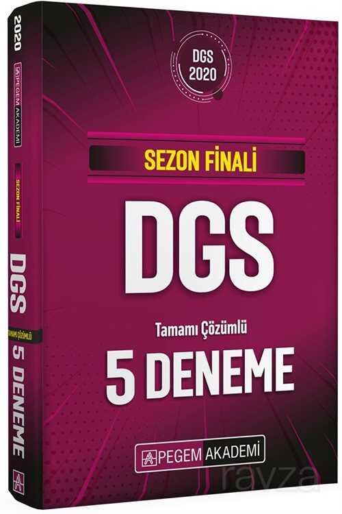 2020 Sezon Finali DGS Tamamı Çözümlü 5 Deneme - 1