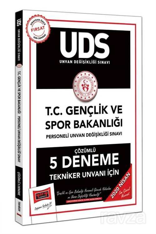 2020 UDS T.C. Gençlik ve Spor Bakanlığı Tekniker Unvanı İçin Çözümlü 5 Deneme - 1