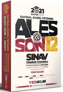 2021 Ales Tamamı Çözümlü Son 12 Sınav Çıkmış Sorular - 1