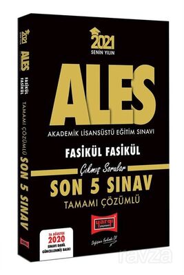 2021 ALES VIP Tamamı Çözümlü Fasikül Fasikül Son 5 Sınav Çıkmış Sorular (16 Ağustos 2020 Sınavı Dahi - 1